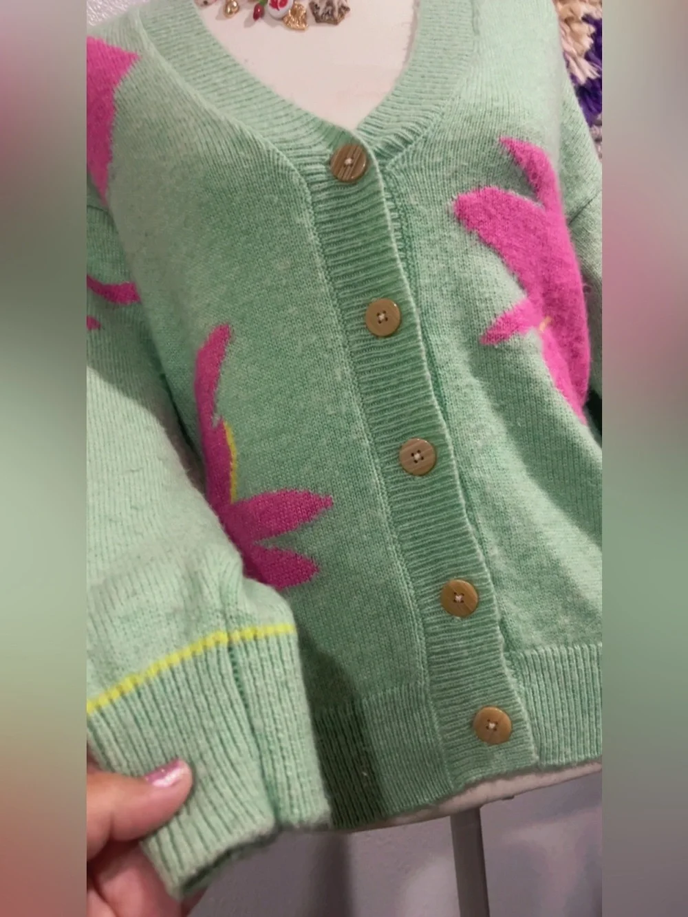 Anthropologie scotch & soda radiate positivity cardigan sweater - Picture 8 of 11